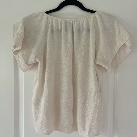 Madewell Short tiered sleeves top - Picture 9 of 9